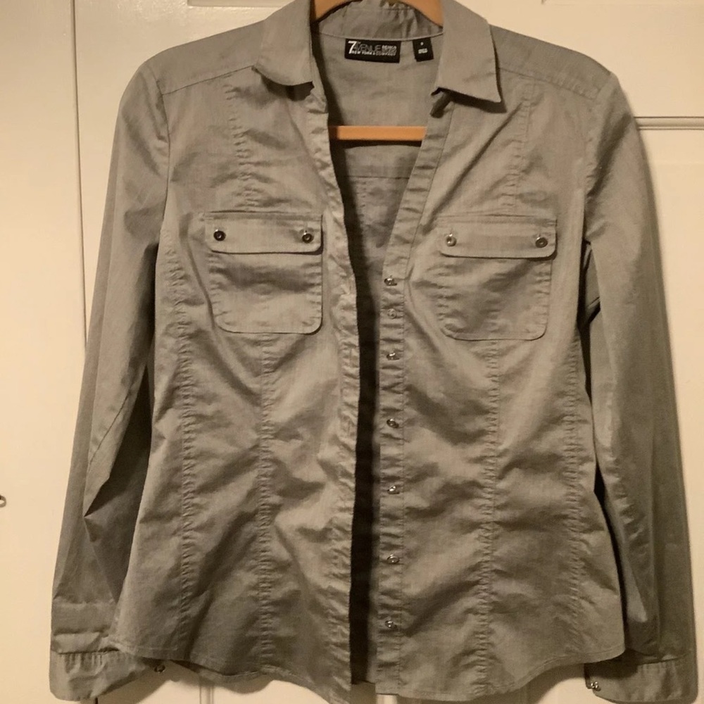 Button Down Shirt - Grey
